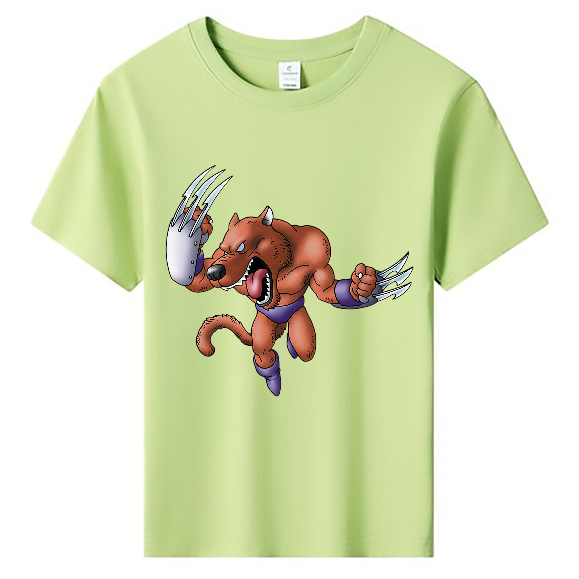 （画像用） ドラゴンクエスト Doragon Kuesuto Dragon Quest 綿100％キッズTシャツ（フロントプリント）